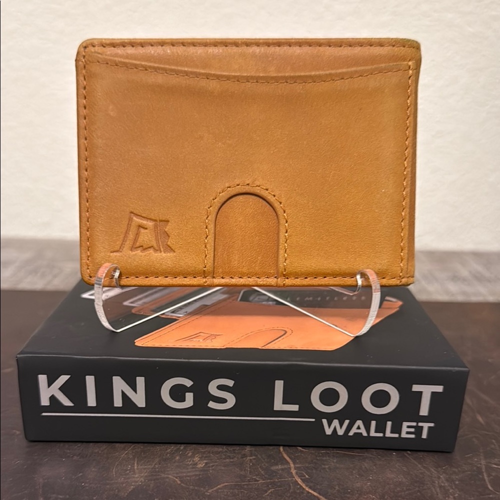 Tan Leather Wallet
